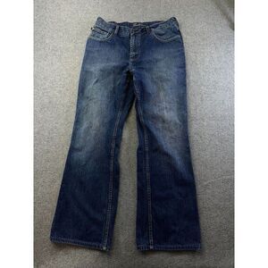 Indigo Palms Jeans Men's 34X30 Blue Denim Boot Cut‎ Loose Fit Vintage